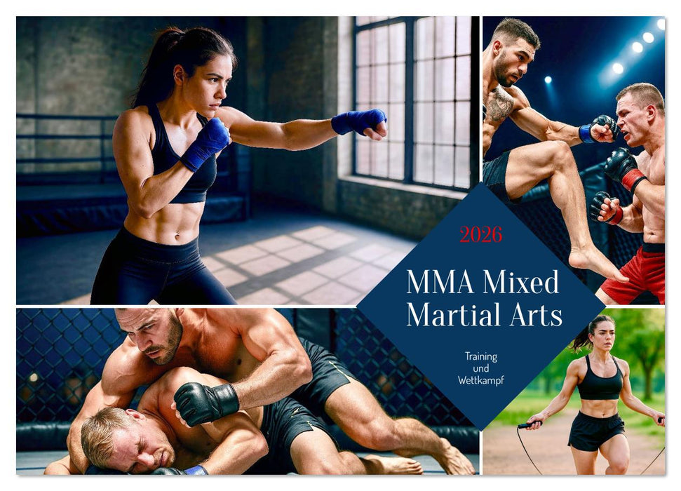 MMA Mixed Martial Arts (CALVENDO Wandkalender 2026)