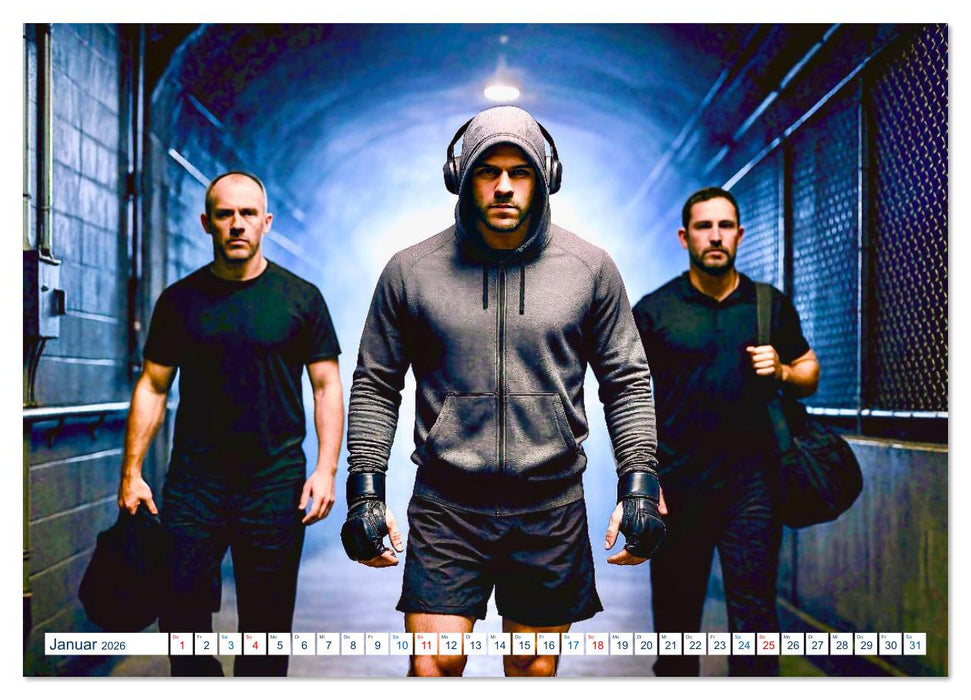 MMA Mixed Martial Arts (CALVENDO Wandkalender 2026)