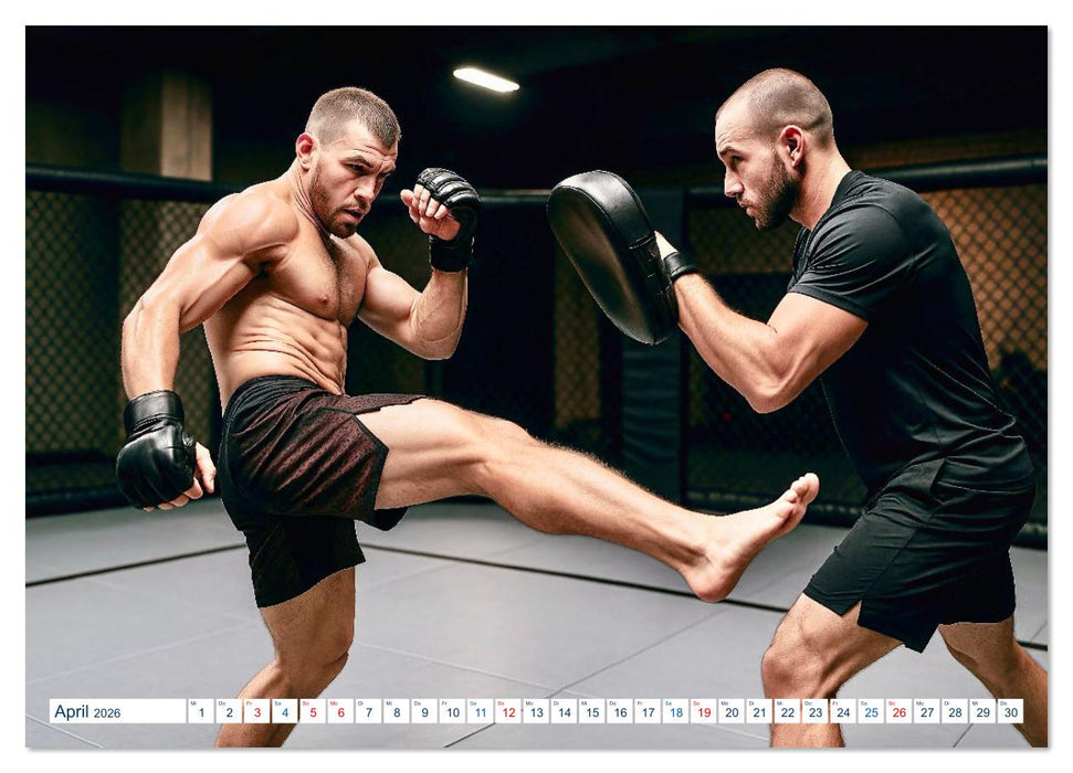 MMA Mixed Martial Arts (CALVENDO Wandkalender 2026)