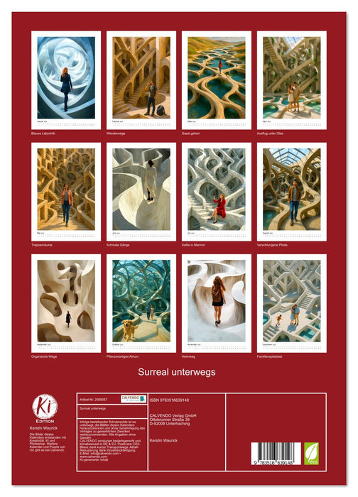 Surreal unterwegs (CALVENDO Premium Wandkalender 2026)