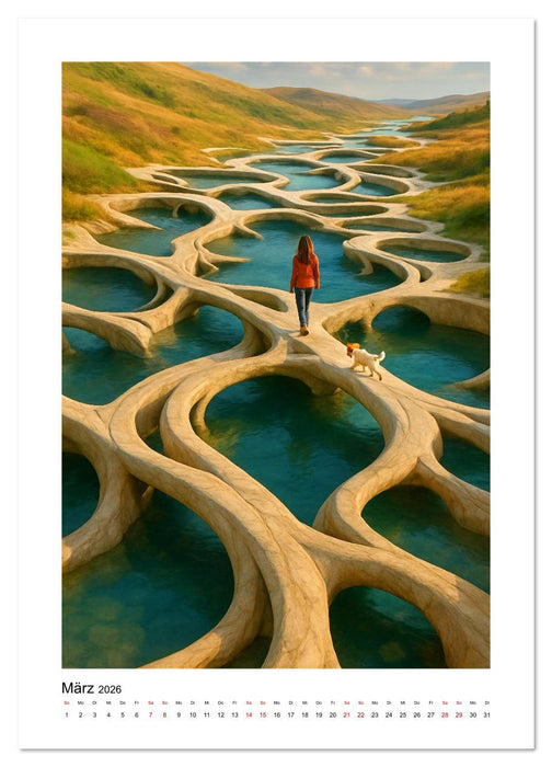 Surreal unterwegs (CALVENDO Premium Wandkalender 2026)