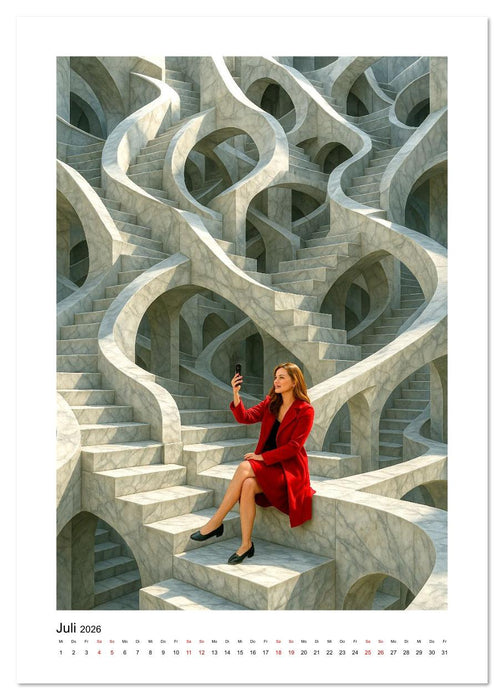 Surreal unterwegs (CALVENDO Premium Wandkalender 2026)