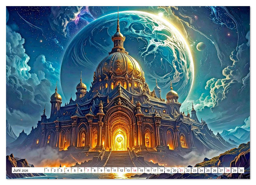 Vertraute Bauten und fremde Umwelt (CALVENDO Premium Wandkalender 2026)