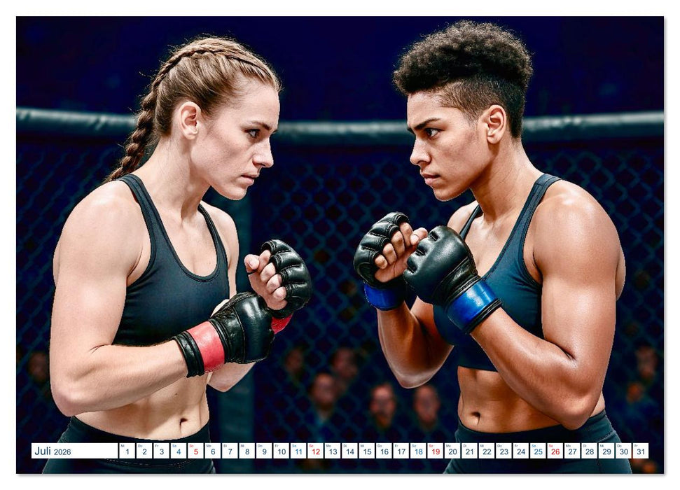 MMA Mixed Martial Arts (CALVENDO Premium Wandkalender 2026)