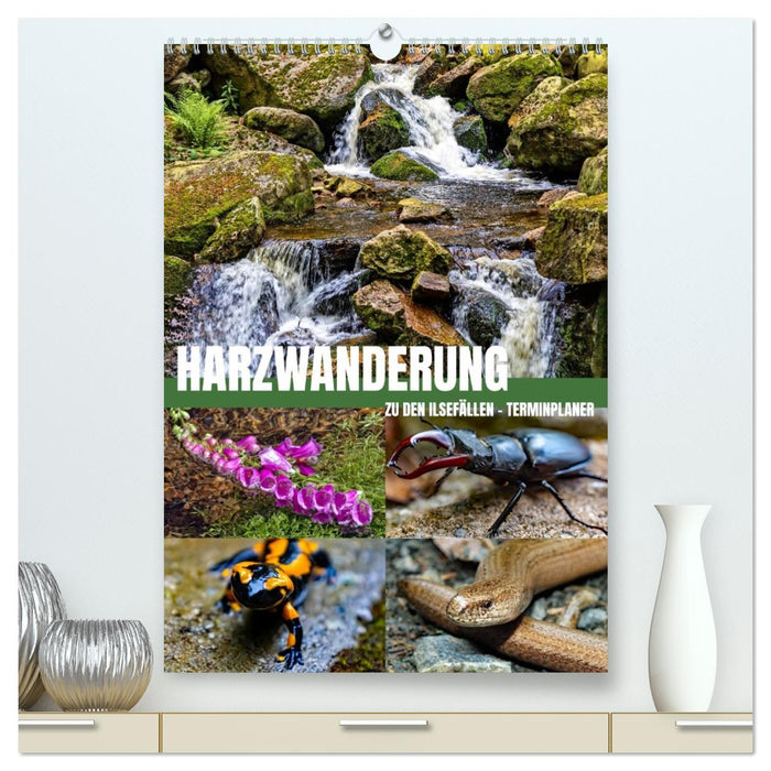 Harzwanderung zu den Ilsefällen - Terminplaner (CALVENDO Premium Wandkalender 2026)