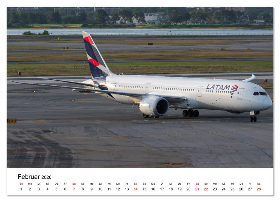 Boeing 787 Kalender (CALVENDO Wandkalender 2026)