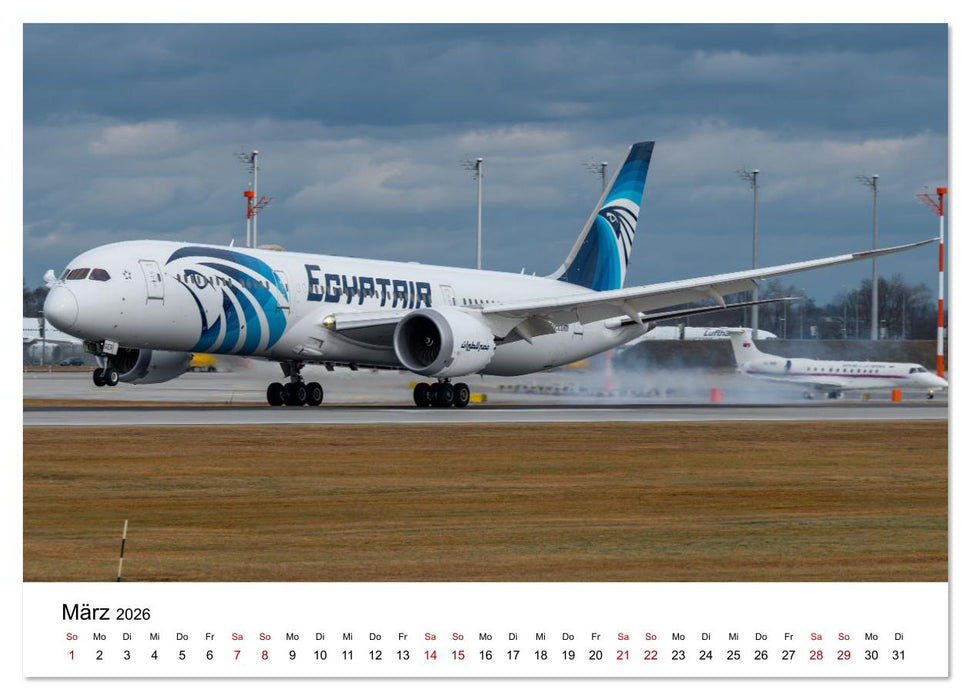 Boeing 787 Kalender (CALVENDO Wandkalender 2026)