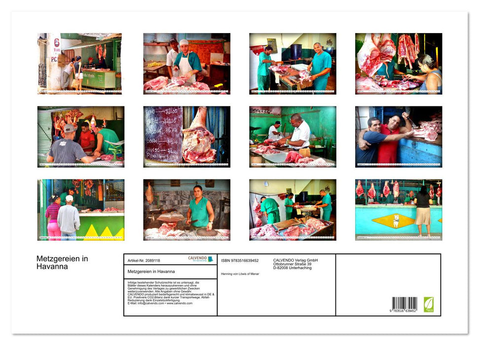 Metzgereien in Havanna (CALVENDO Wandkalender 2026)