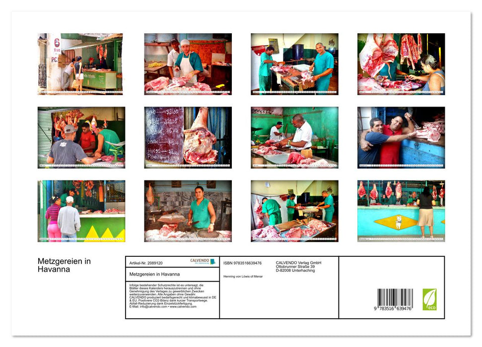 Metzgereien in Havanna (CALVENDO Premium Wandkalender 2026)