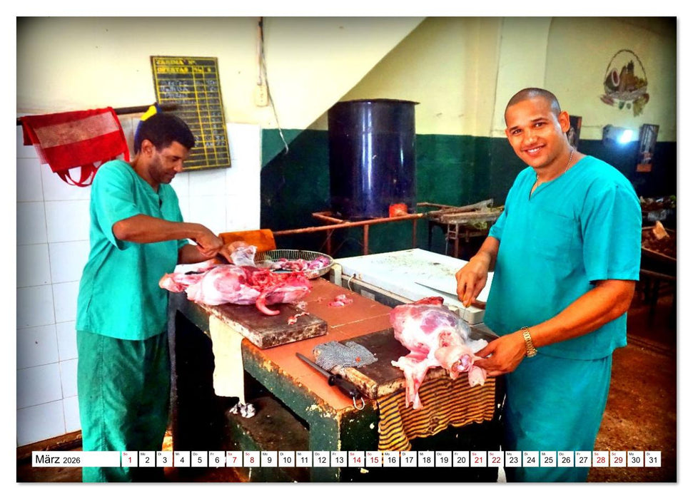Metzgereien in Havanna (CALVENDO Premium Wandkalender 2026)