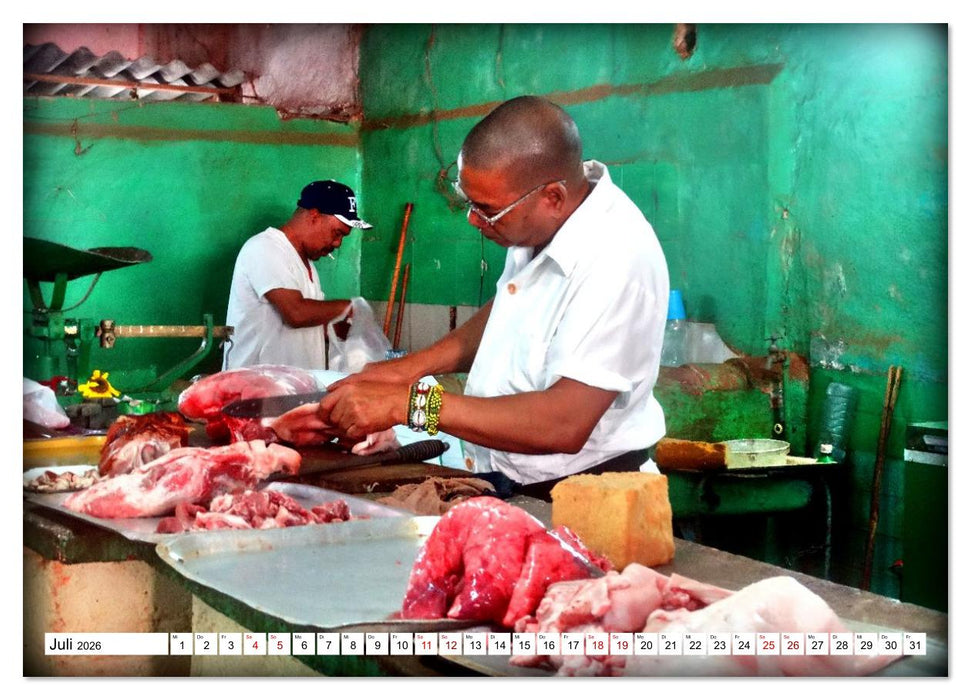 Metzgereien in Havanna (CALVENDO Premium Wandkalender 2026)