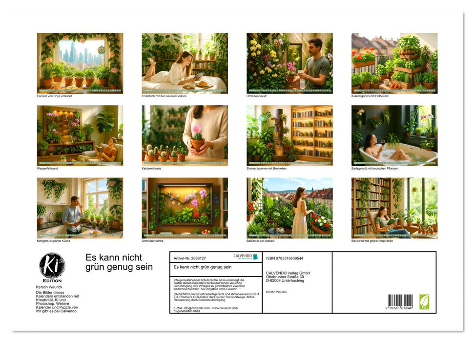 Es kann nicht grün genug sein (CALVENDO Wandkalender 2026)