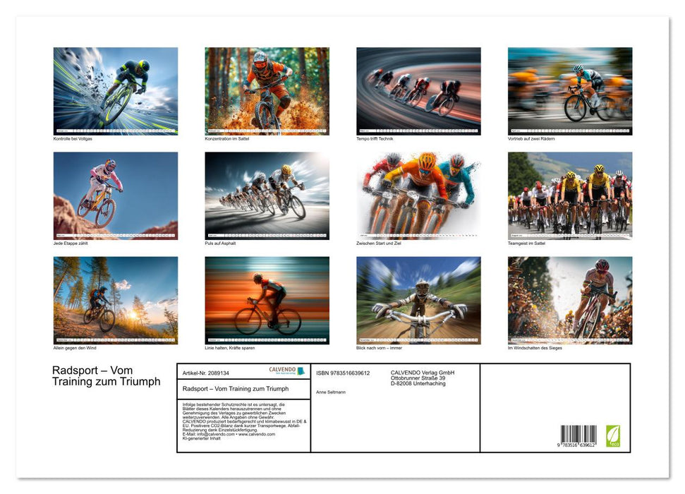 Radsport – Vom Training zum Triumph (CALVENDO Wandkalender 2026)