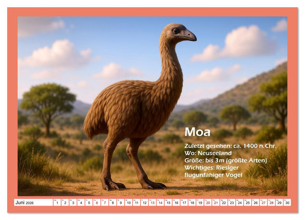 Vergessene Arten (CALVENDO Wandkalender 2026)