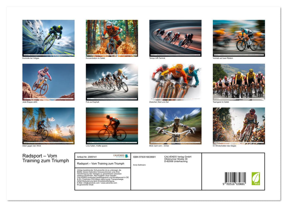 Radsport – Vom Training zum Triumph (CALVENDO Premium Wandkalender 2026)