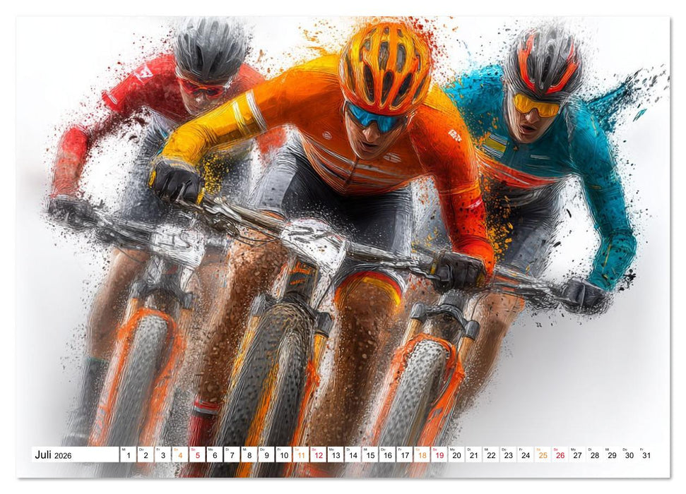 Radsport – Vom Training zum Triumph (CALVENDO Premium Wandkalender 2026)