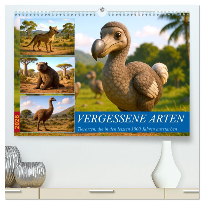 Vergessene Arten (CALVENDO Premium Wandkalender 2026)