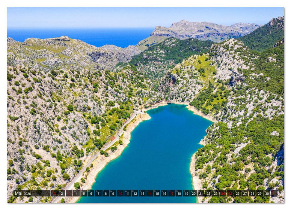 Mallorca - einzigartige Luftbildaufnahmen (CALVENDO Wandkalender 2026)