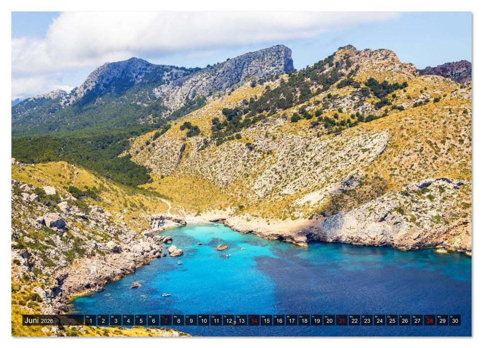 Mallorca - einzigartige Luftbildaufnahmen (CALVENDO Premium Wandkalender 2026)
