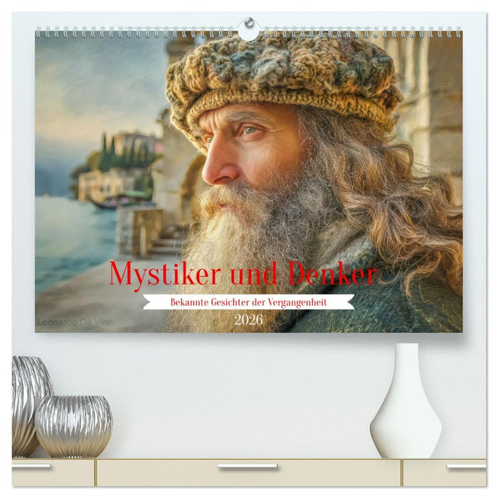 Mystiker und Denker - Bekannte Gesichter der Vergangenheit (CALVENDO Premium Wandkalender 2026)