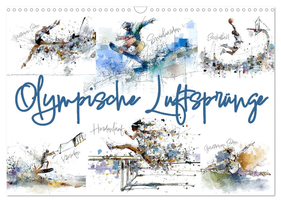Olympische Luftsprünge (CALVENDO Wandkalender 2026)
