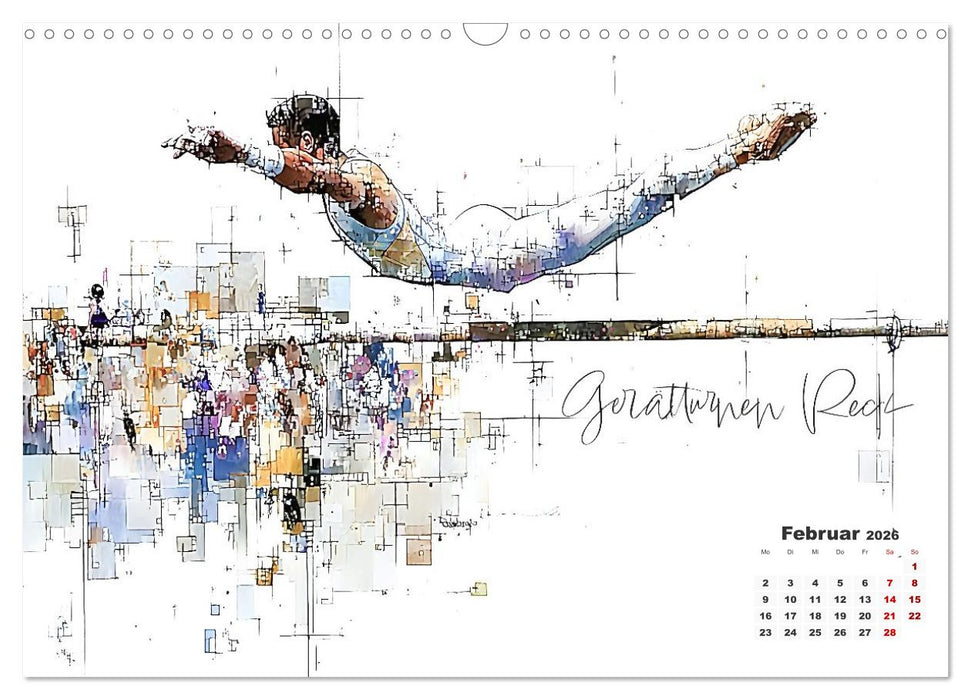 Olympische Luftsprünge (CALVENDO Wandkalender 2026)