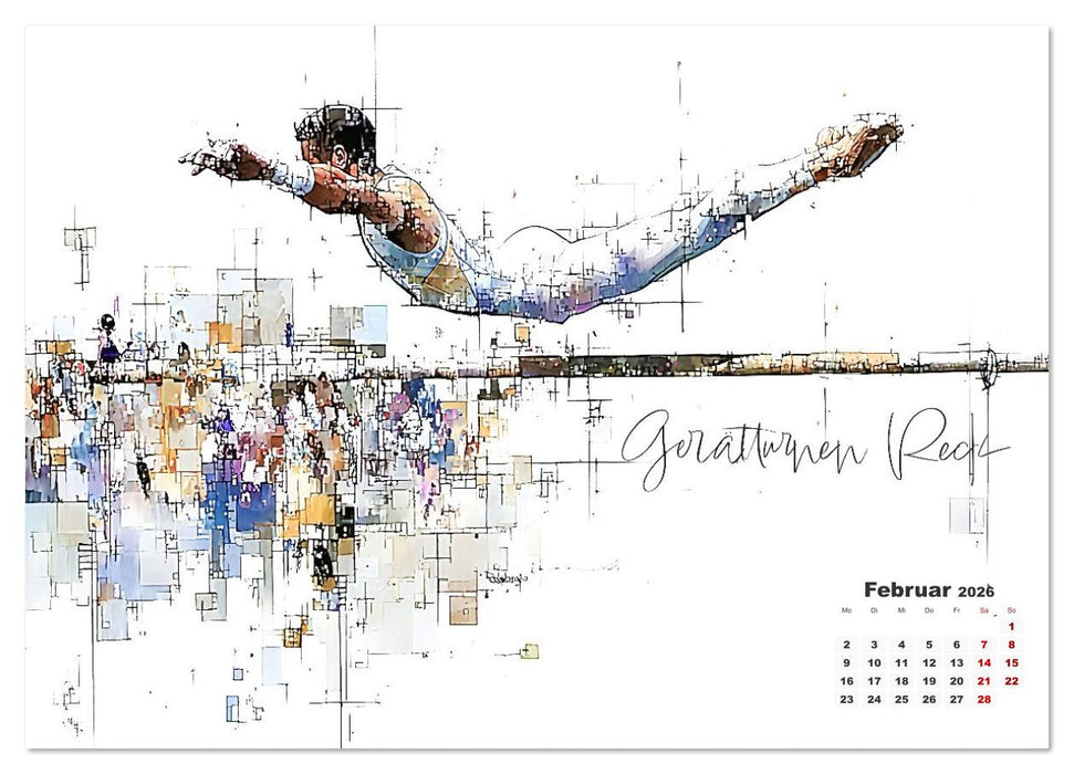 Olympische Luftsprünge (CALVENDO Wandkalender 2026)