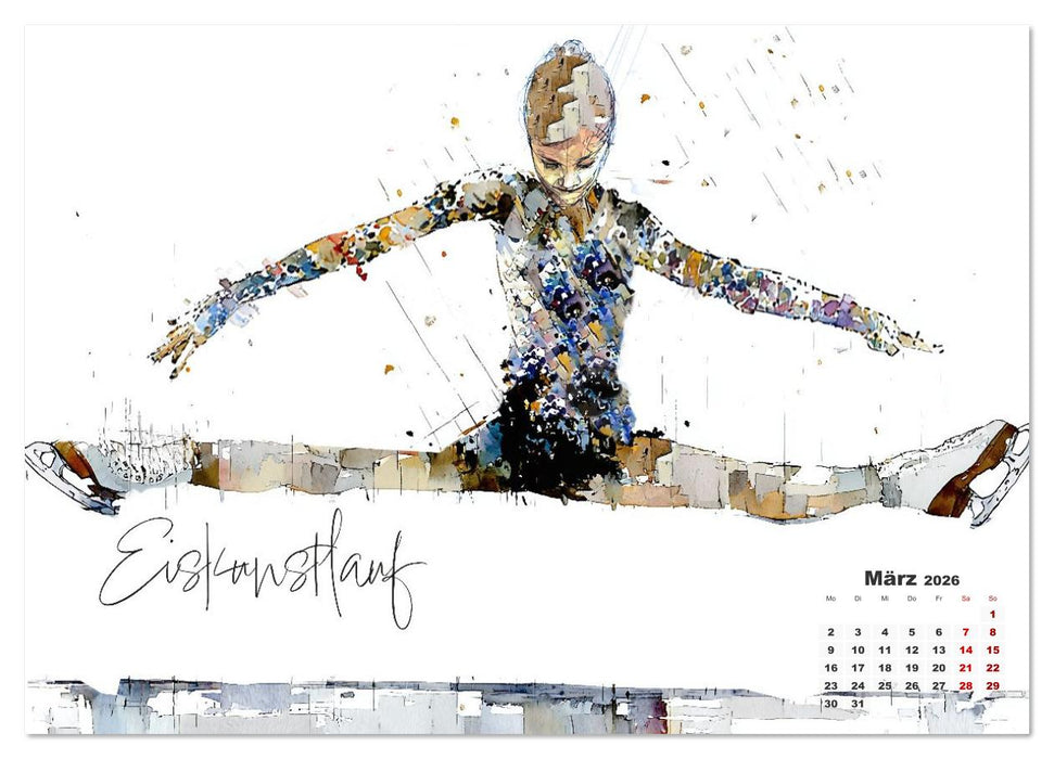 Olympische Luftsprünge (CALVENDO Wandkalender 2026)