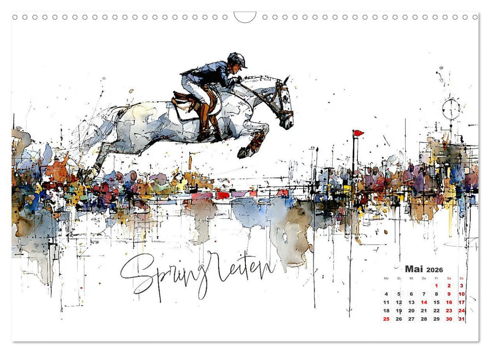 Olympische Luftsprünge (CALVENDO Wandkalender 2026)