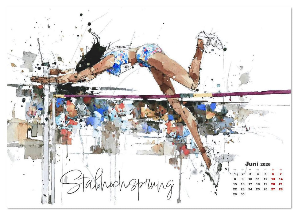 Olympische Luftsprünge (CALVENDO Wandkalender 2026)