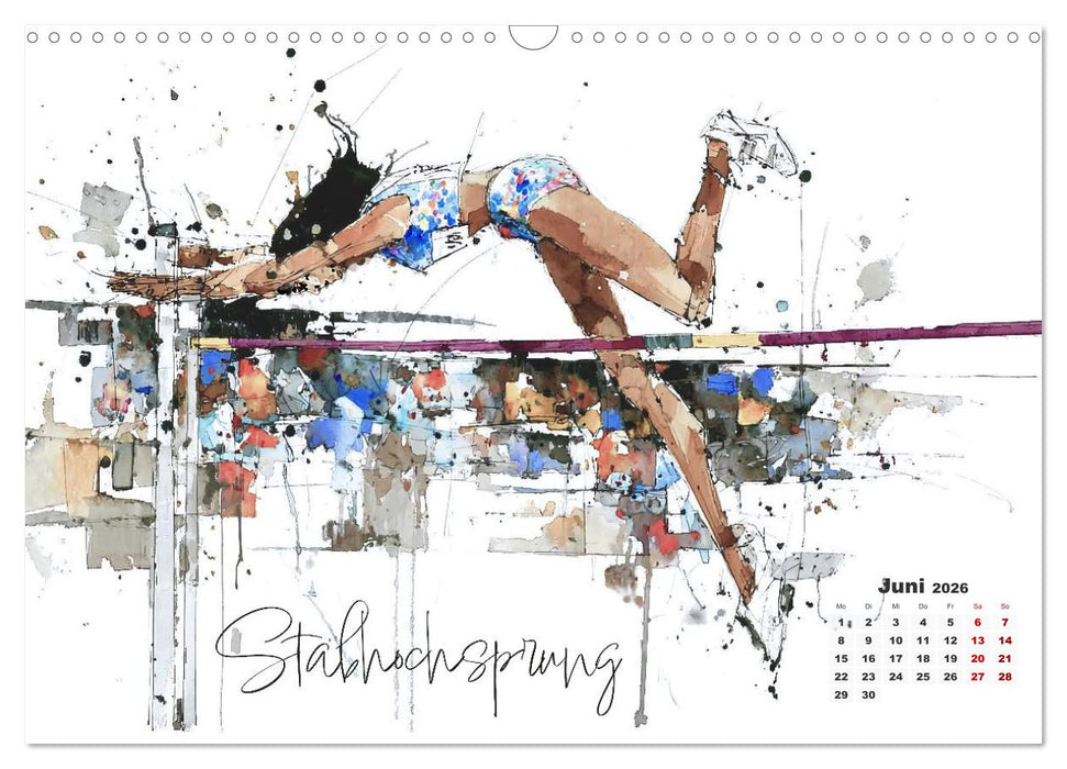 Olympische Luftsprünge (CALVENDO Wandkalender 2026)