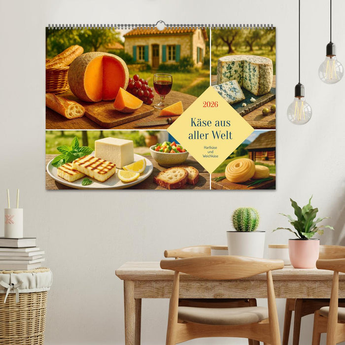 Käse aus aller Welt (CALVENDO Wandkalender 2026)