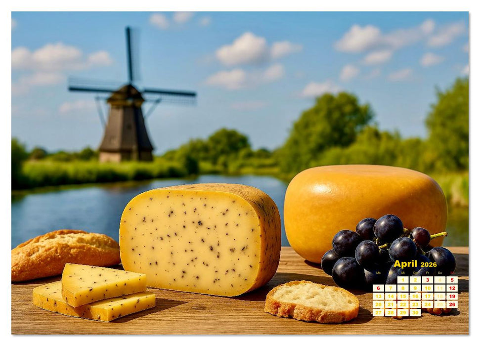 Käse aus aller Welt (CALVENDO Wandkalender 2026)