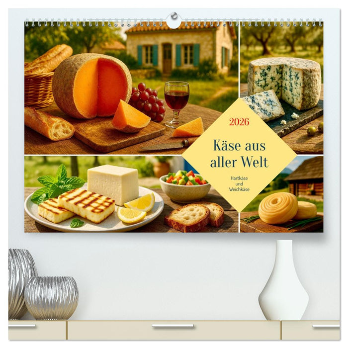 Käse aus aller Welt (CALVENDO Premium Wandkalender 2026)