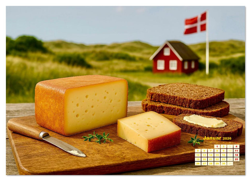Käse aus aller Welt (CALVENDO Premium Wandkalender 2026)