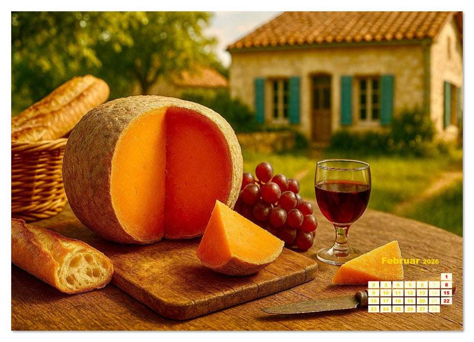 Käse aus aller Welt (CALVENDO Premium Wandkalender 2026)