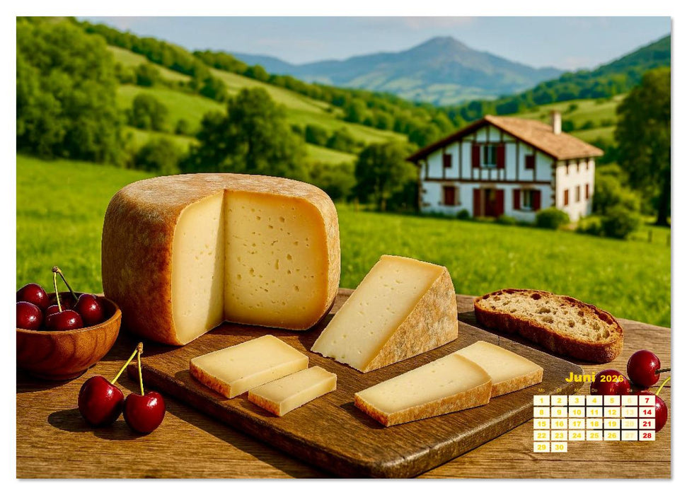 Käse aus aller Welt (CALVENDO Premium Wandkalender 2026)