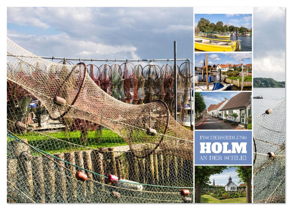Fischersiedlung Holm an der Schlei (CALVENDO Wandkalender 2026)