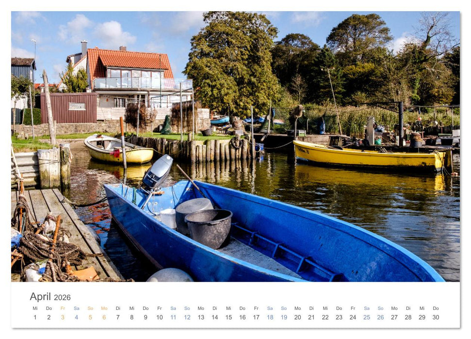 Fischersiedlung Holm an der Schlei (CALVENDO Wandkalender 2026)