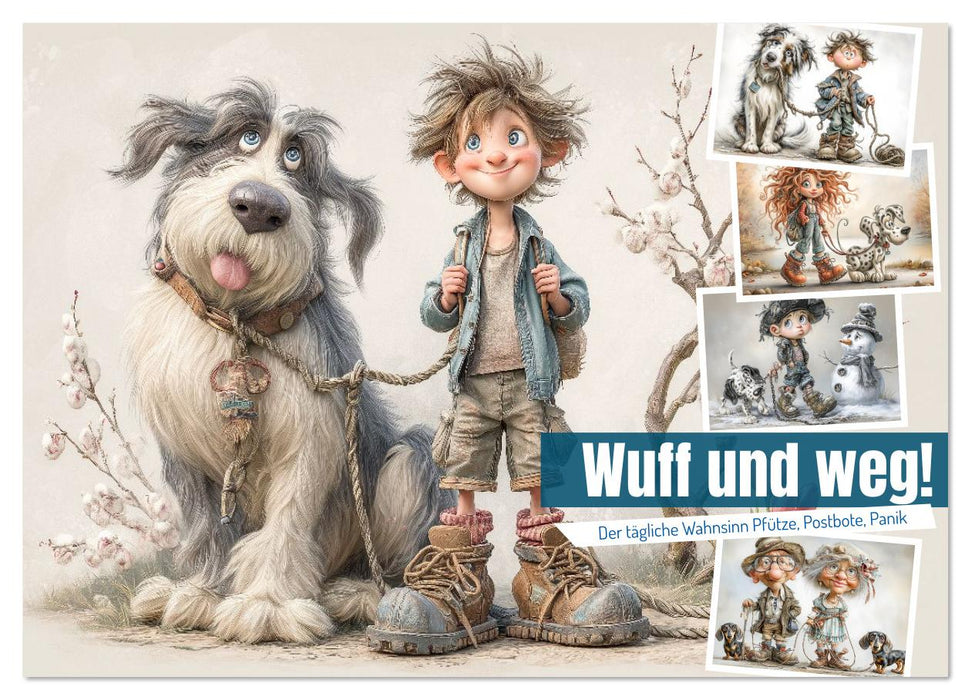 Wuff und weg! (CALVENDO Wandkalender 2026)