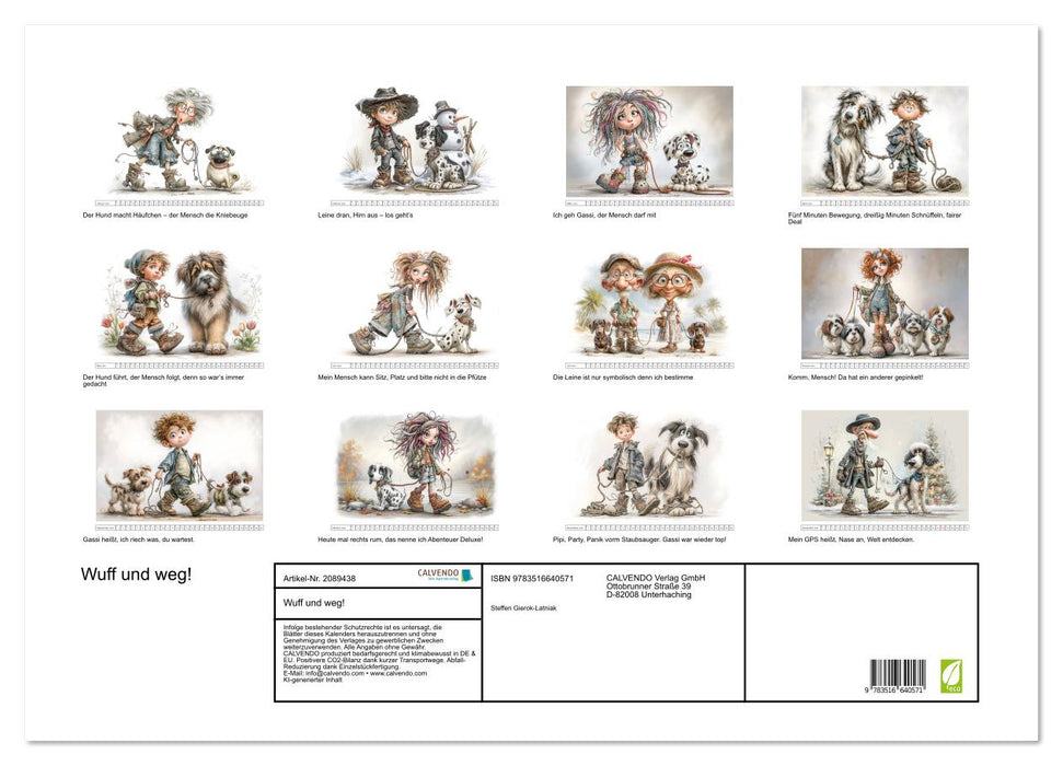 Wuff und weg! (CALVENDO Wandkalender 2026)