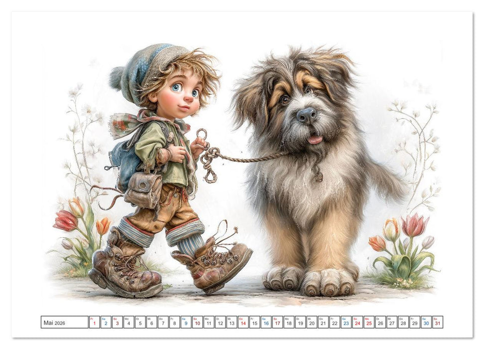 Wuff und weg! (CALVENDO Wandkalender 2026)