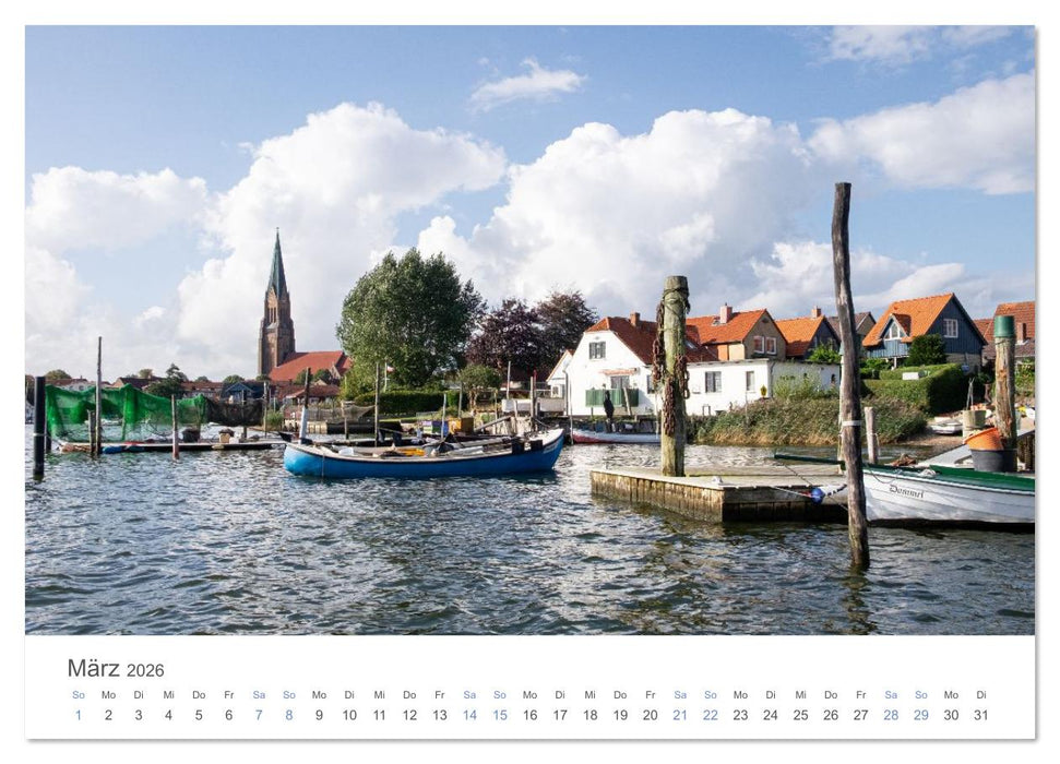 Fischersiedlung Holm an der Schlei (CALVENDO Premium Wandkalender 2026)