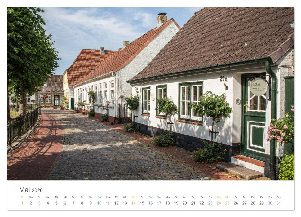 Fischersiedlung Holm an der Schlei (CALVENDO Premium Wandkalender 2026)
