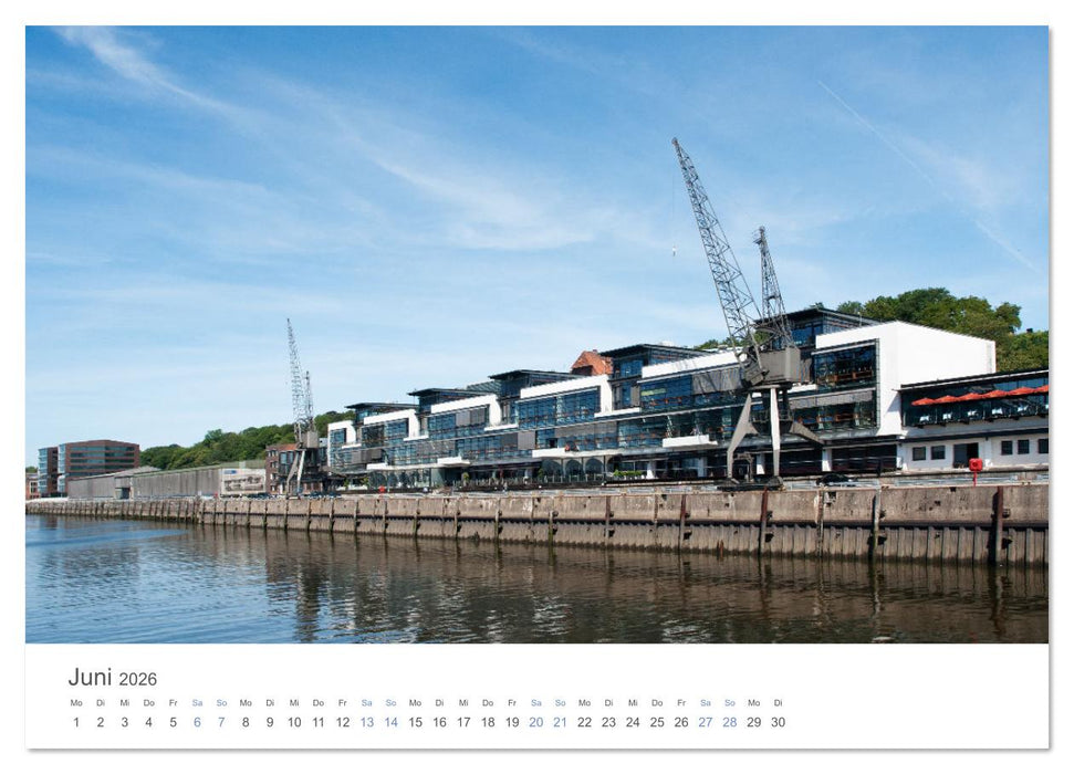 Die Elbmetropole Hamburg (CALVENDO Premium Wandkalender 2026)