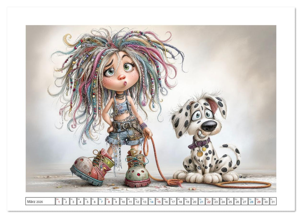 Wuff und weg! (CALVENDO Premium Wandkalender 2026)