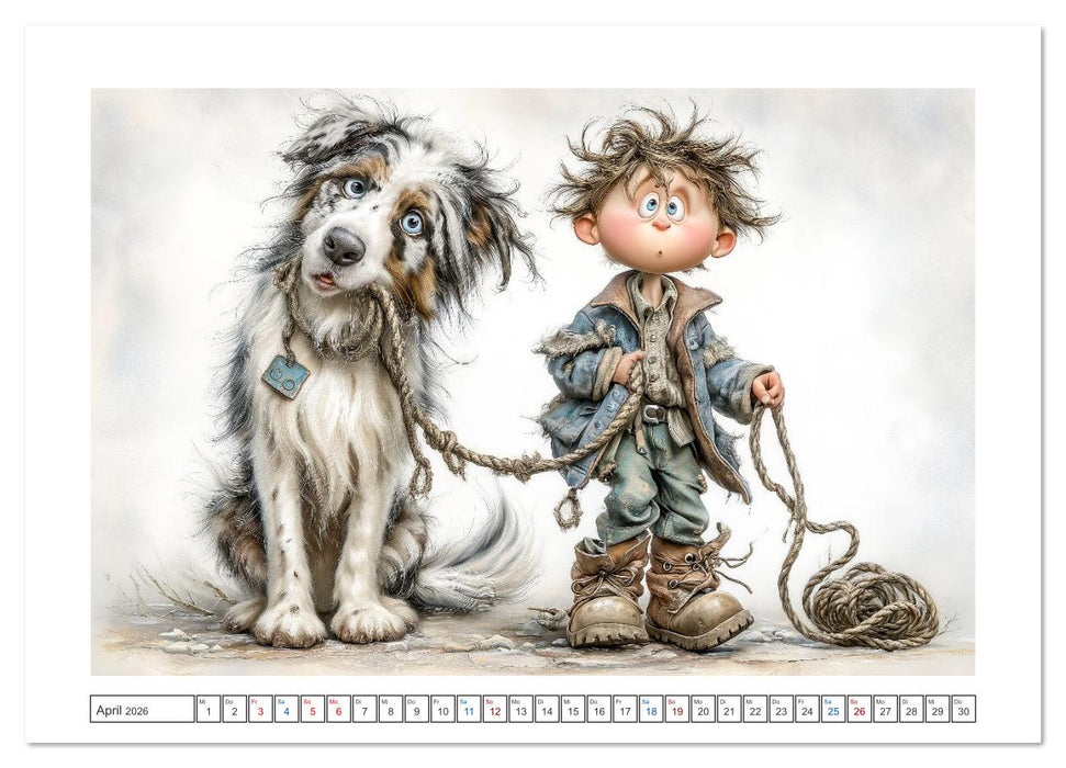 Wuff und weg! (CALVENDO Premium Wandkalender 2026)