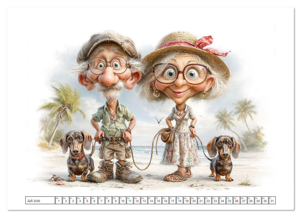 Wuff und weg! (CALVENDO Premium Wandkalender 2026)