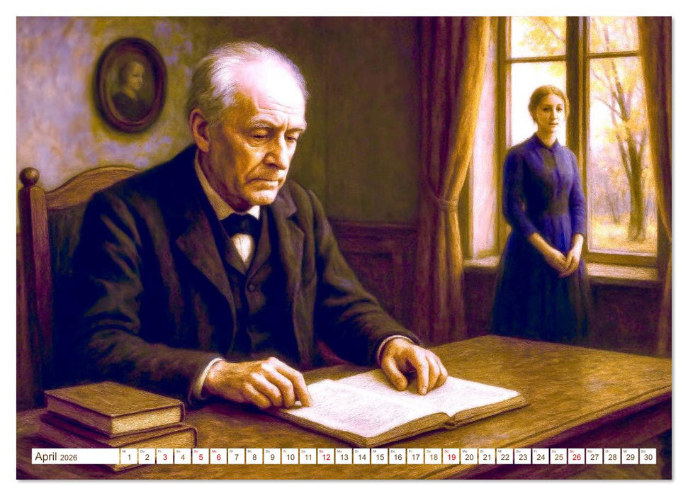 Theodor Storm. Sein Leben, seine Werke (CALVENDO Wandkalender 2026)