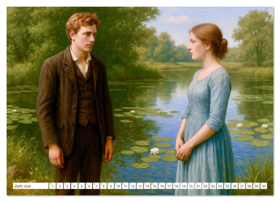 Theodor Storm. Sein Leben, seine Werke (CALVENDO Wandkalender 2026)